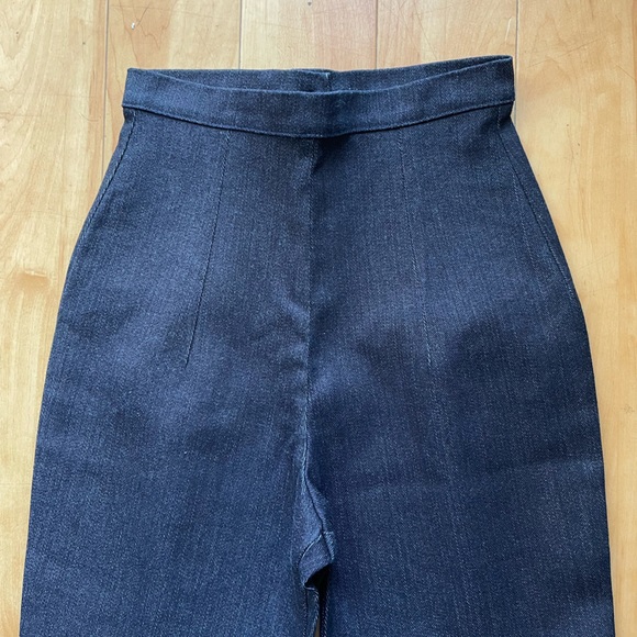 Deadly Danes by Micheline Pitt High Waist Cigarette Jeans XS - Picture 3 of 7